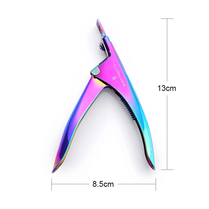 BORN PRETTY Rainbow Nail Clipper For Nail Art Manicure/ Pedicure