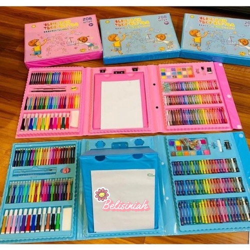 

Bergaransi Mainan Anak Set Spidol Crayon 208Pcs Untuk Melukis/Mewarna Terbatas