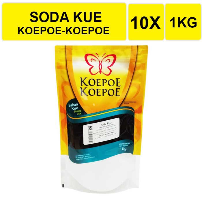 10 PCS/ POUCH SODA KUE CAP KOEPOE KOEPOE/SODA KUE CAP KUPU KUPU 1KG