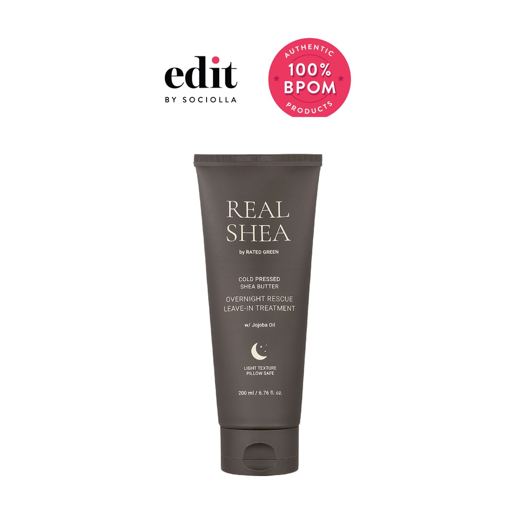 

Rated Green Real Shea Overnight Rescue Leave-in Treatment - size: 200 ml - Edit by Sociolla