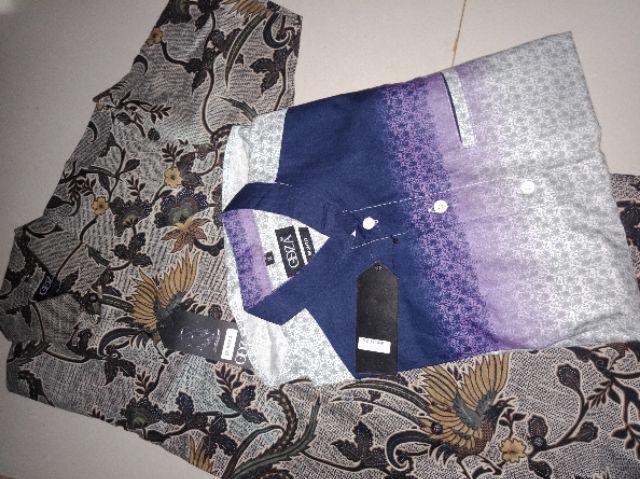 Odza Batik Lengan Pendek Modern Pria Kekinian Distro Baju Kemeja Batik Pekalongan Premium Modern