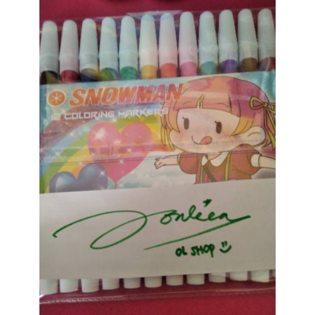 

Spidol Snowman 12 Warna