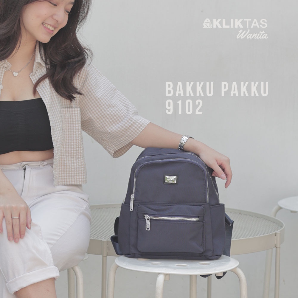 [KLIKTAS] Tas ransel wanita import terbaru Bakku pakku CC 9102 ransel perempuan kekinian murah