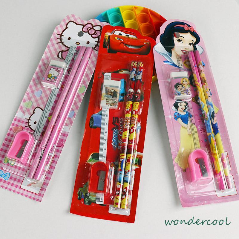 5pcs Siswa Kreatif Set Kartun Kartun Lucu Kindergarten Festival Kecil Hadiah Kecil-Won