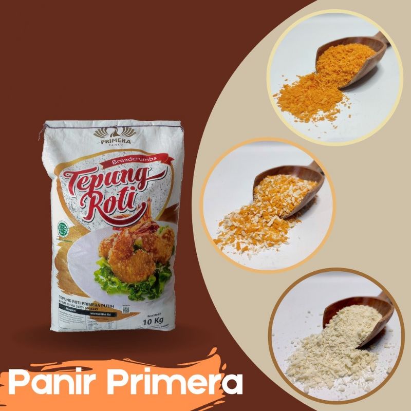 Tepung Roti mix / Tepung Panir / Panko (250 gram) merk Primera Panko