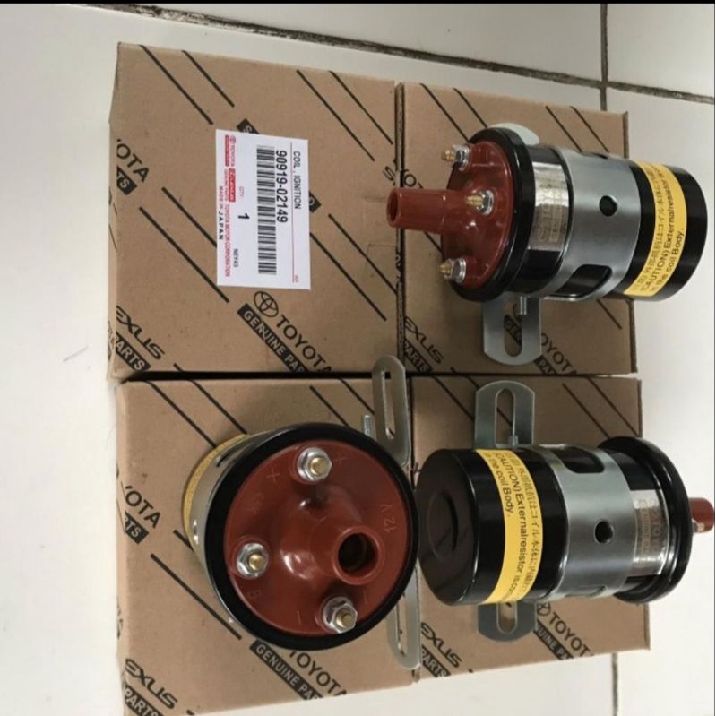 Original - Coil Ignition Koil Pengapian DENSO Japan Universal GT Botol Resistor Dalam