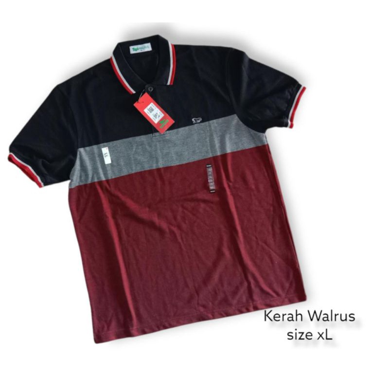 polo walrus / kaos kerah walrus