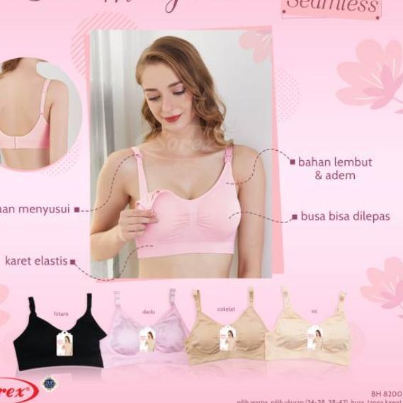 ✩ SOREX 8200 bra menyusui premium TANPA Kawat ADA Busa ➤
