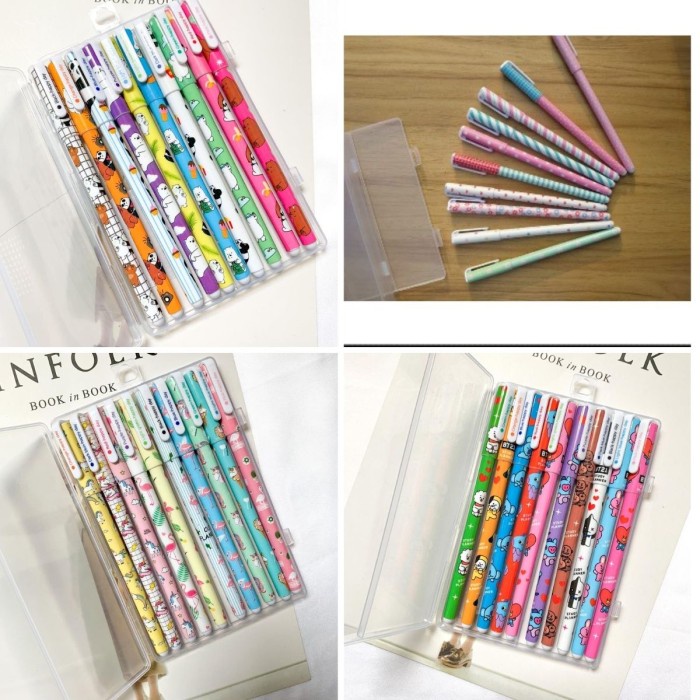 

Promo Bulan Ini Pulpen Kado Unik Lucu 1 Set Isi 10 Pcs Free Box Real 10 Tinta Pen Pena Promo