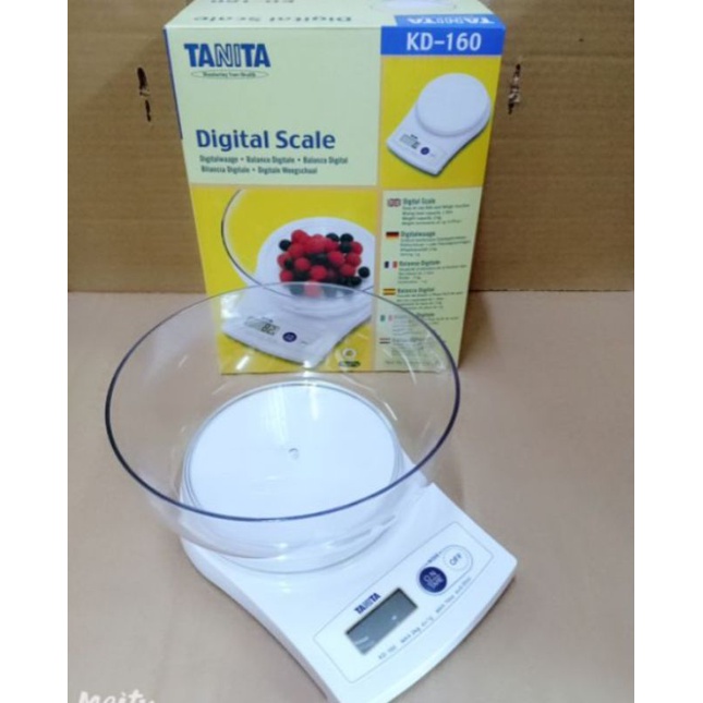 Timbangan Dapur Digital Tanita KD-160/Timbangan murah 2kg x 1gram berkwalitas