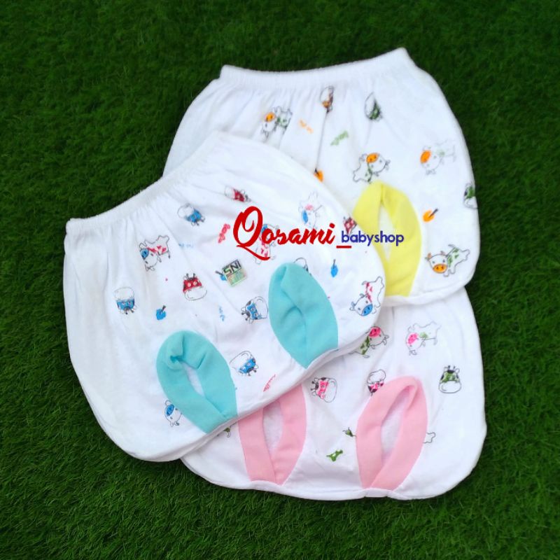 HAPPY TIME / LUKCY isi 6 pcs Celana Pop Bayi Motif SNI