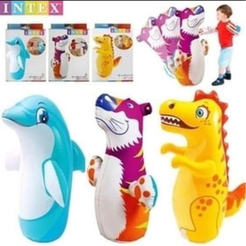 Mainan anak balon tinju karakter