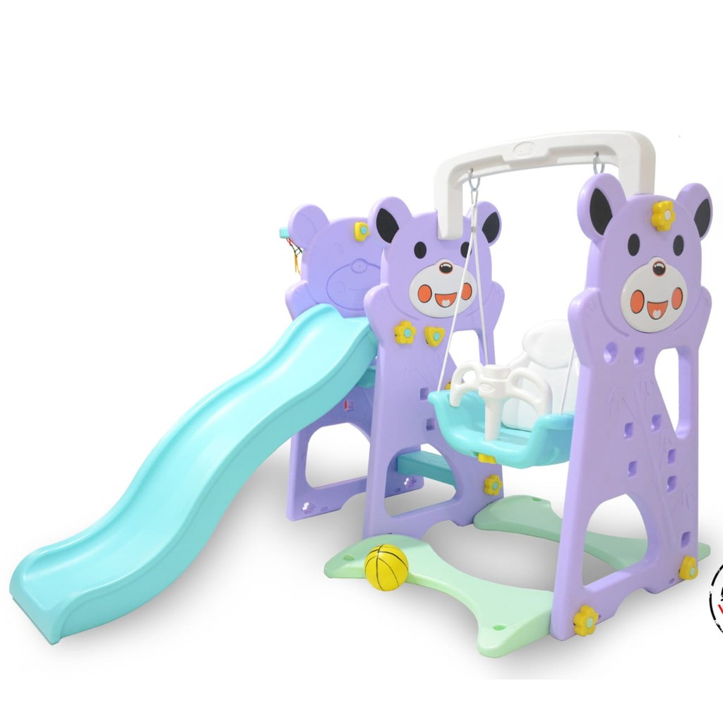 Perosotan Ayunan Labeille Panda 3 in 1 Slide and Swing 3in1 Murah dan Bagus