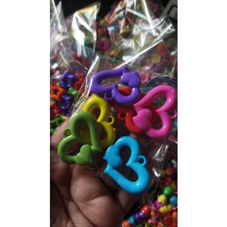 mote susu liontin love besar