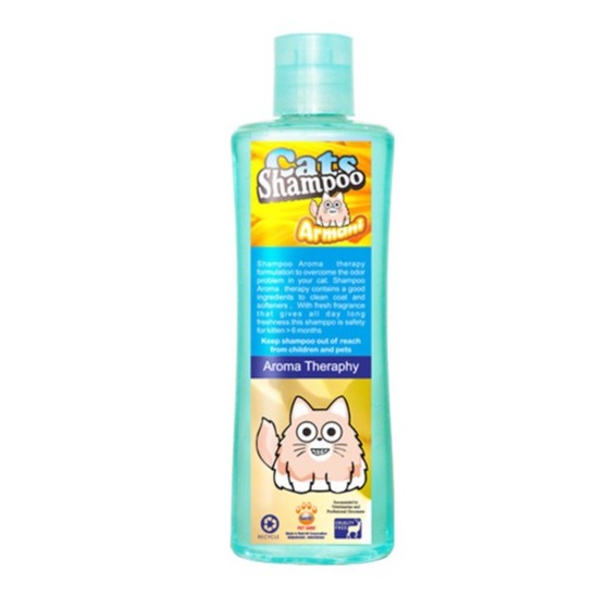 Shampo Kucing Armani 200 ml Tick &amp; Flea (anti kutu) / aroma therapy