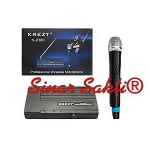 Mic wireless Krezt K 2380 ( Single Mic )