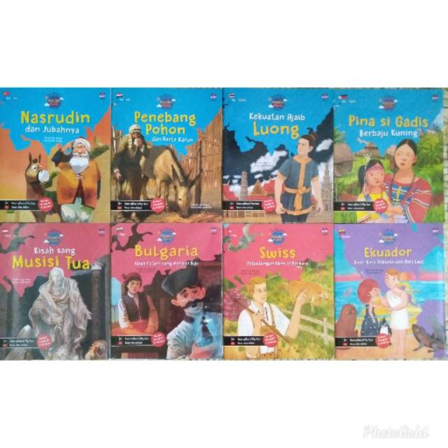 Buku Anak - Seri Dongeng Populer Dunia - Belajar Geografi dan Budaya - Ready Banyak Series