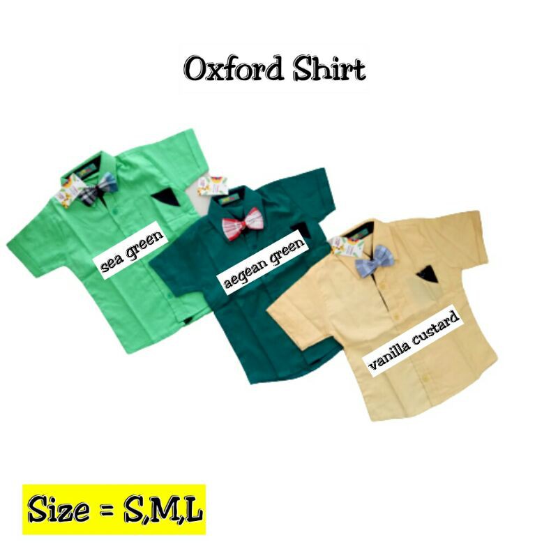 Oxford shirt 1-6 tahun GUDANG.CLODI kemeja anak laki-laki