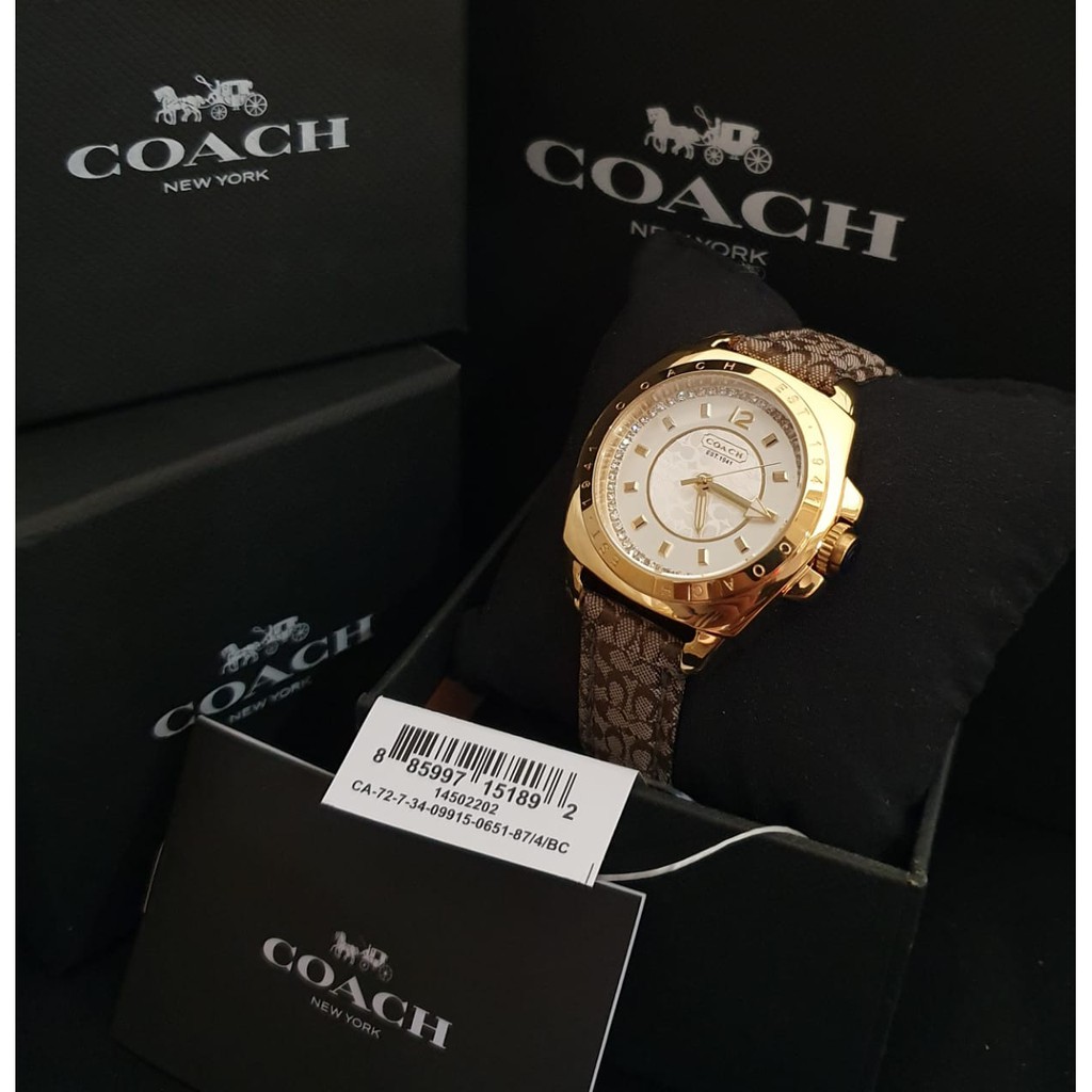[ ORIGINAL - COACH WATCH ] Coach 144822 Leather Strap