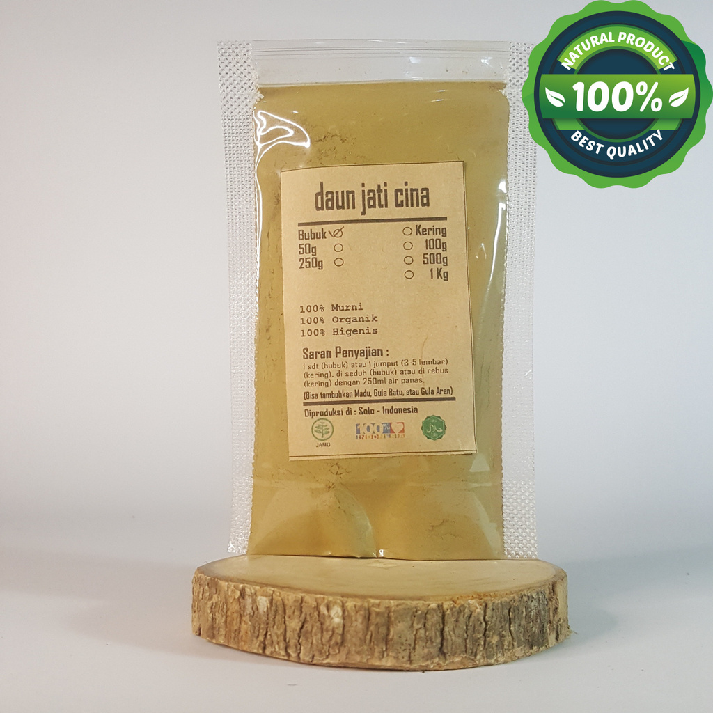 

DAUN JATI CINA BUBUK 500 GRAM - Senna Alexandrina - MURNI - JSR