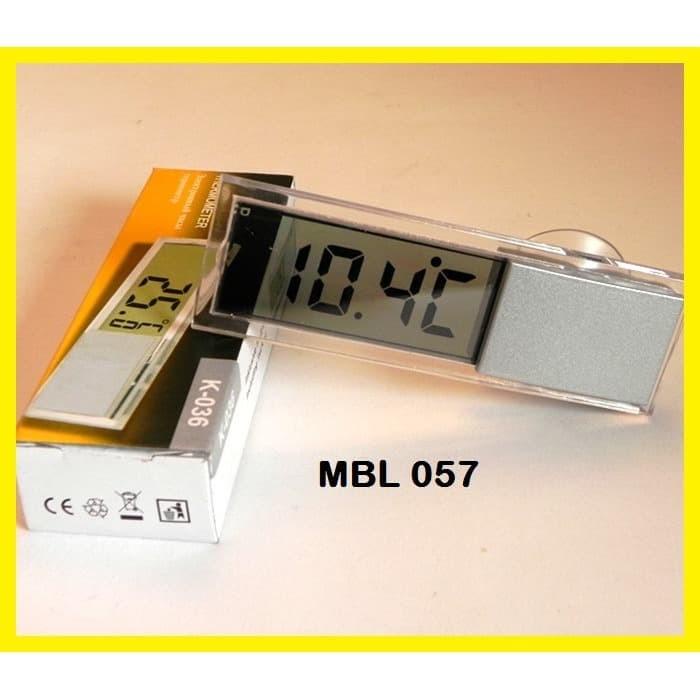 Termometer Pengukur Suhu Digital Mini Layar LCD untuk Mobil Ruangan