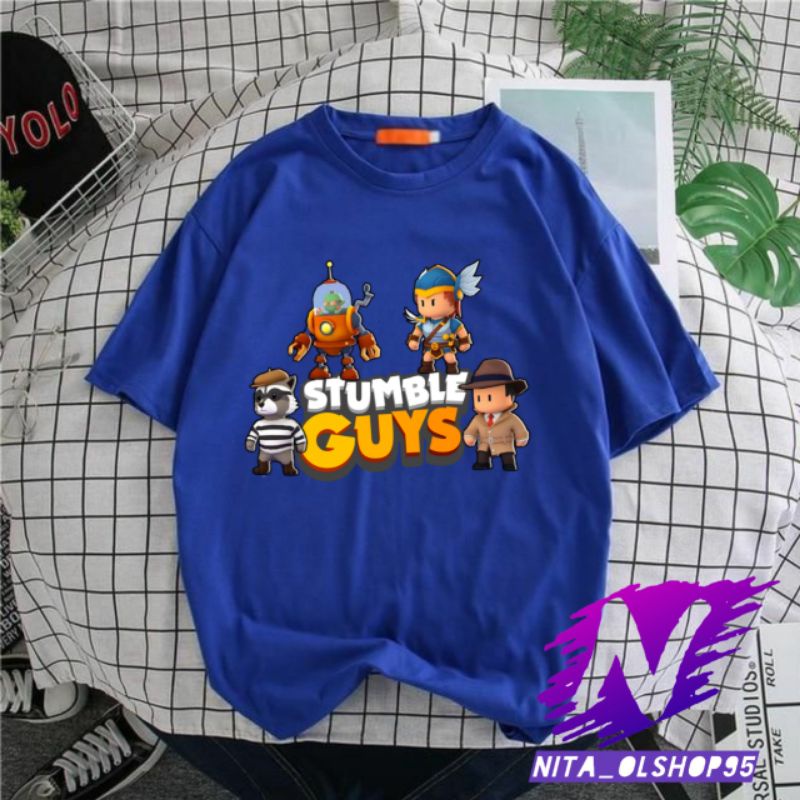 kaos stumble guys terbaru baju kaos anak stumble guys