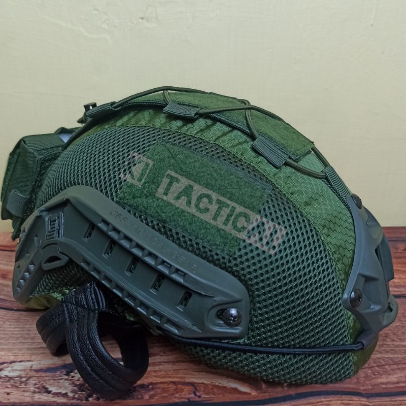 Helm Tactical - helm tactical cover band batery - helm airsoft - helm densus -  Helm Tactical Mich helm tactical cover double mess helm tni helm polisi helm tactical mich 2001