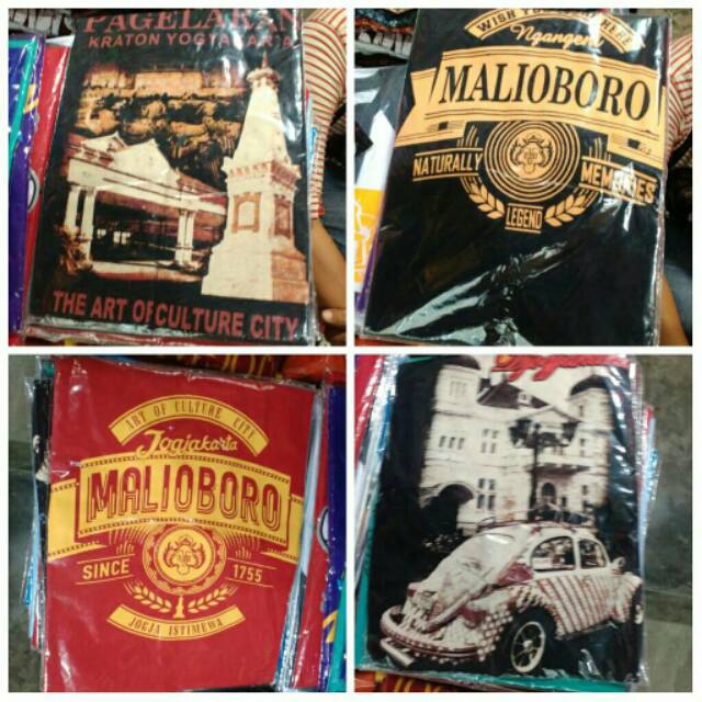 (BISA COD) Kaos Lengan Pendek Khas Jogja Ukuran All Size - Souvenir Murah