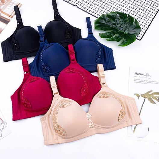 향 BEE - Bra Bh Wanita Jumbo Tanpa Kawat Cup Besar Bh Tiana