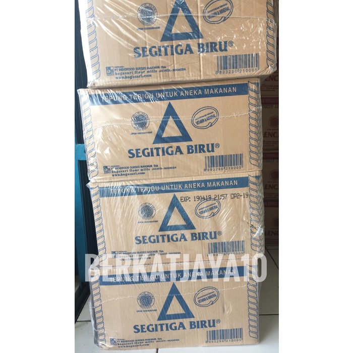 

BISA COD SEGITIGA BIRU TEPUNG TERIGU Kemasan 1 Kg Harga Dus Karton GOJEK ONLY