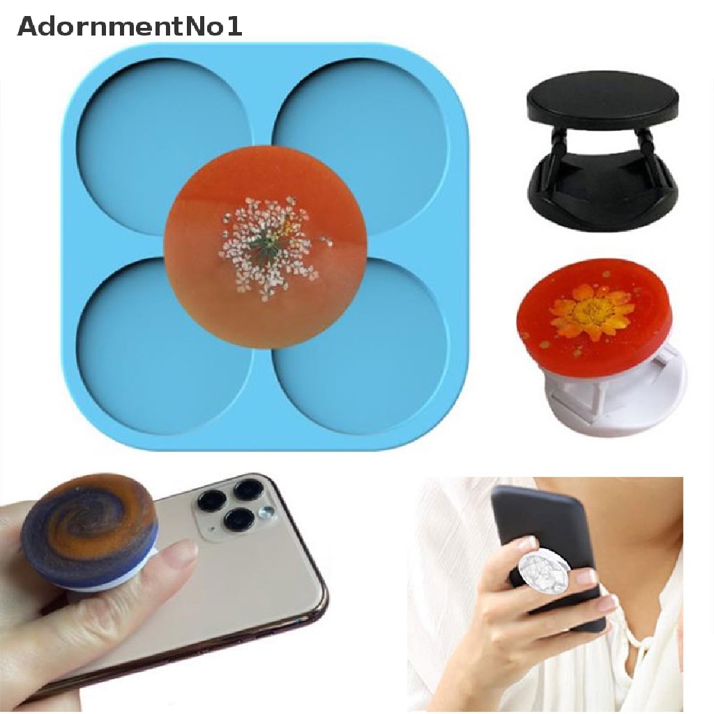 [AdornmentNo1] DIY Circle Phone Holder Silicone Mold Round Resin Mold Phone Grip Mold [new]