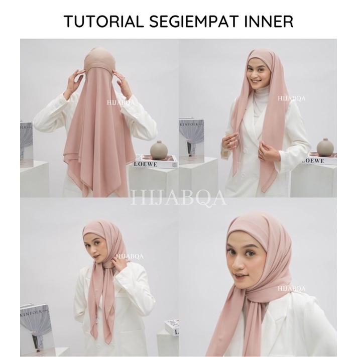 HIJABQA - Hijab Instant Inner / Pashmina Inner / Segi Empat Inner