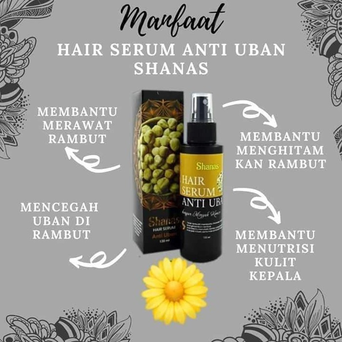 Shanas Hair Serum Anti Uban Penghilang Uban Ampuh Original
