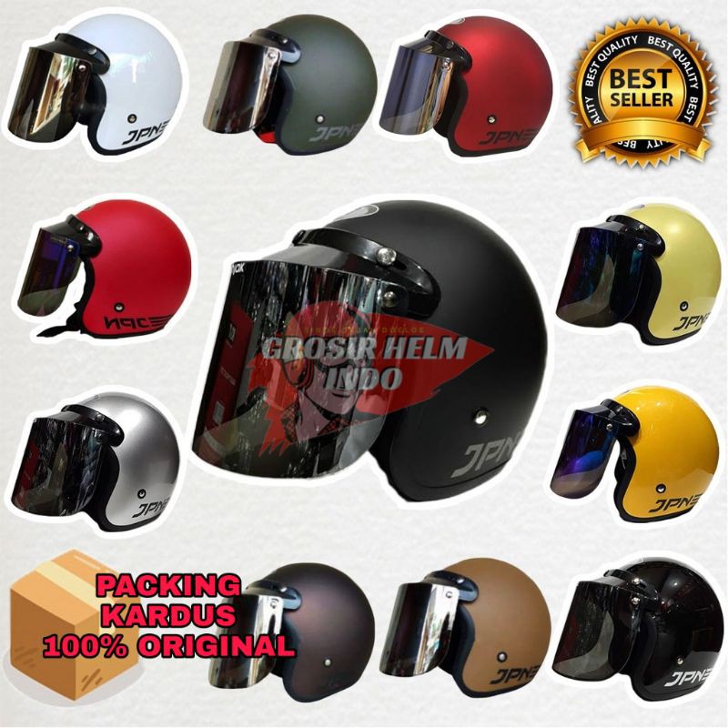 HELM JPN ORIGINAL MOTIF ARC BUKAN HELM JPN KW  ORIGINAL ASLI