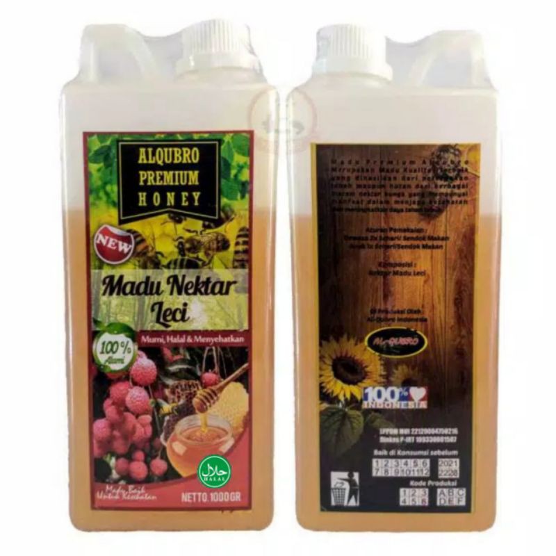 Madu Nektar Leci Al Qubro Premium 1 Kg