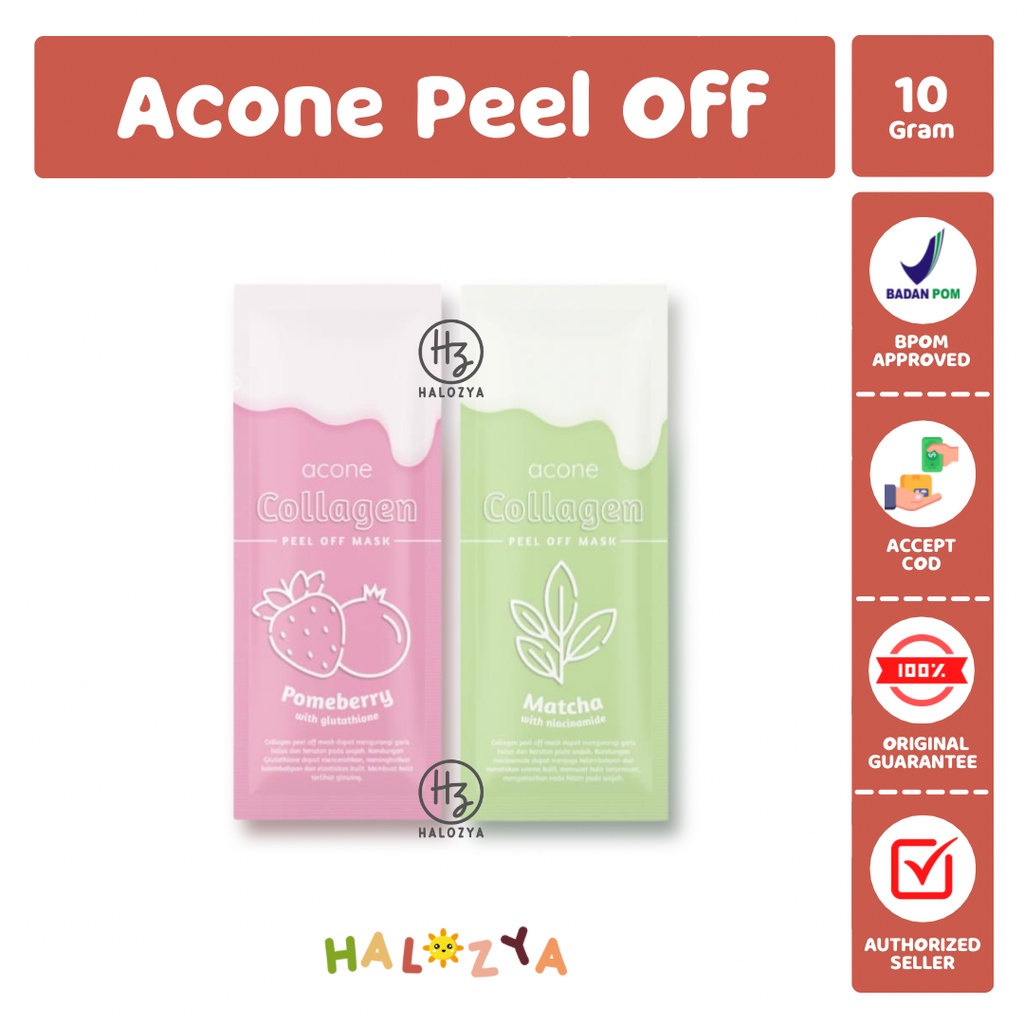Masker Peel Off Mask by Acone Sachet Refill 10 Gram