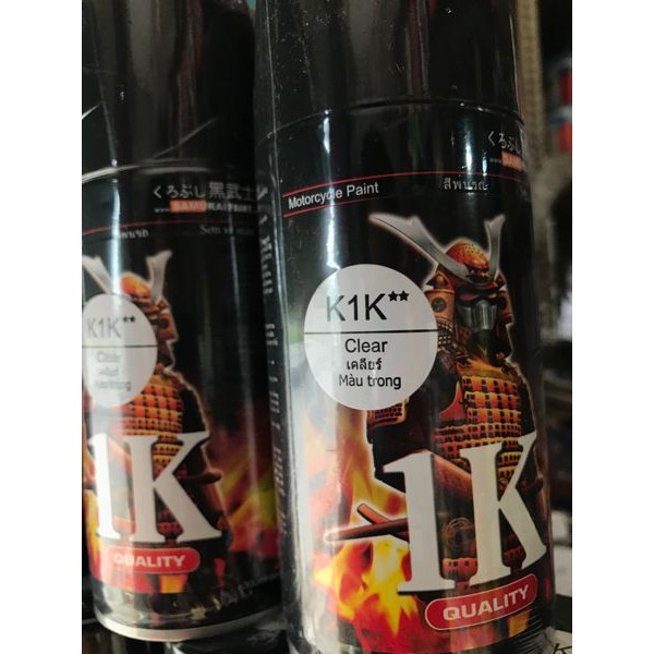 

Sparepart Samurai paint/ Clear K1K (Wet look) Shopee