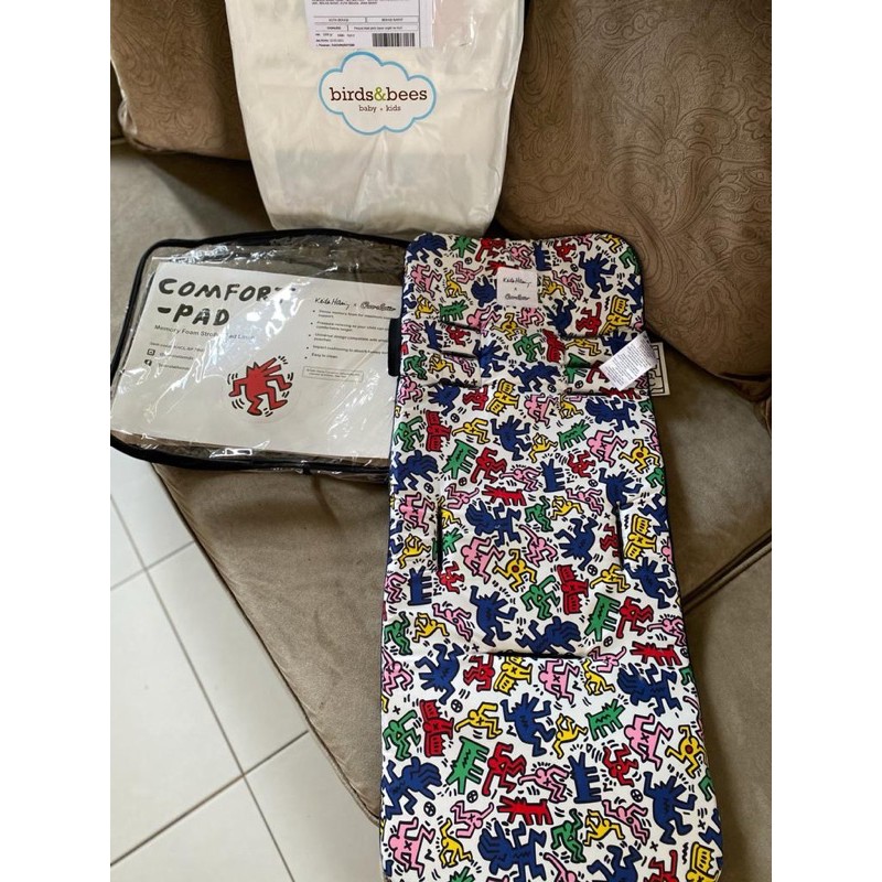 Preloved seatpad / alas stroller cocolatte x Keith Haring