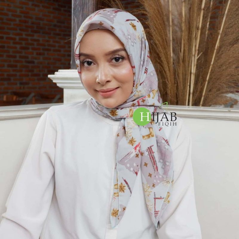 Hijab SEGI EMPAT Kode ETHNIC SUNFLOWER
