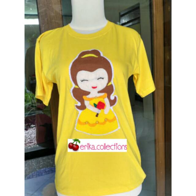 Kaos Dewasa Princess Belle / Kaos Beauty & the Beast