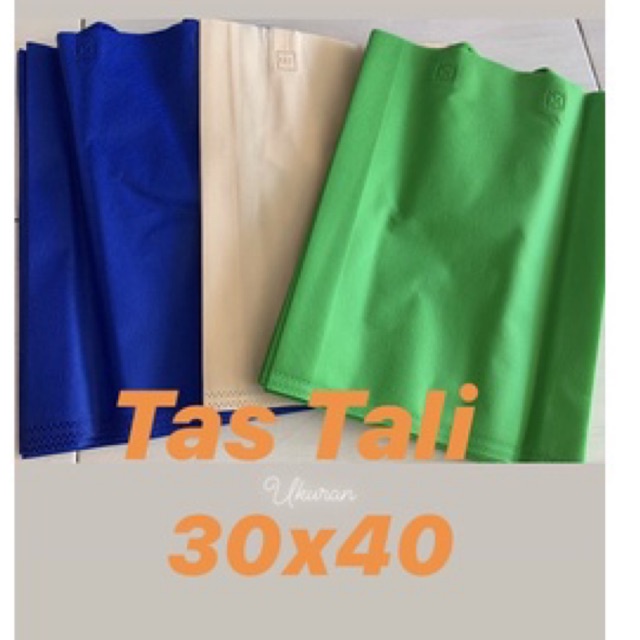 

LUSINAN (isi 12 pcs) - Tas Goodie Bag uk 30x40x8 - Tas Spundbond - Tas Kain Polos