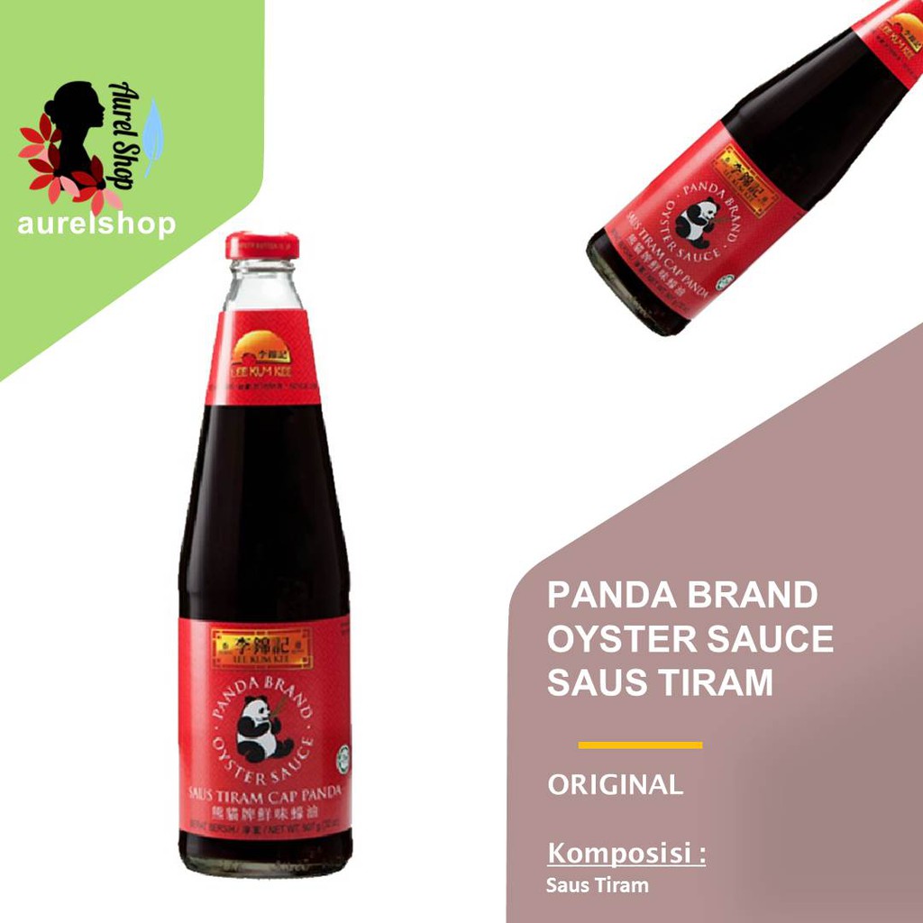 

LEE KUM KEE PANDA BRAND Oyster Sauce Saus Tiram kemasan Botol 510 ml