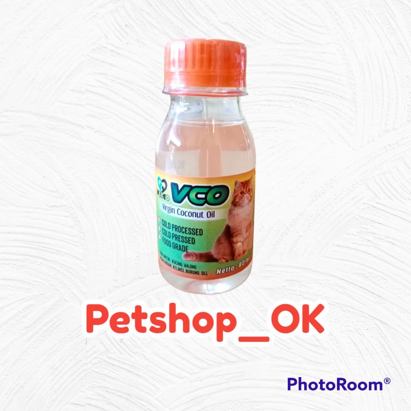 VCO 80 ml / Virgin Coconut Oil 80ml / untuk hewan