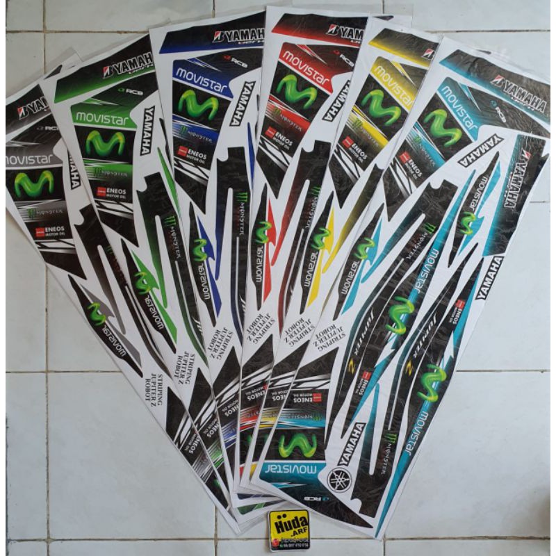 Striping Variasi Yamaha Jupiter Z New Sticker Jupiter Z Robot Movistar