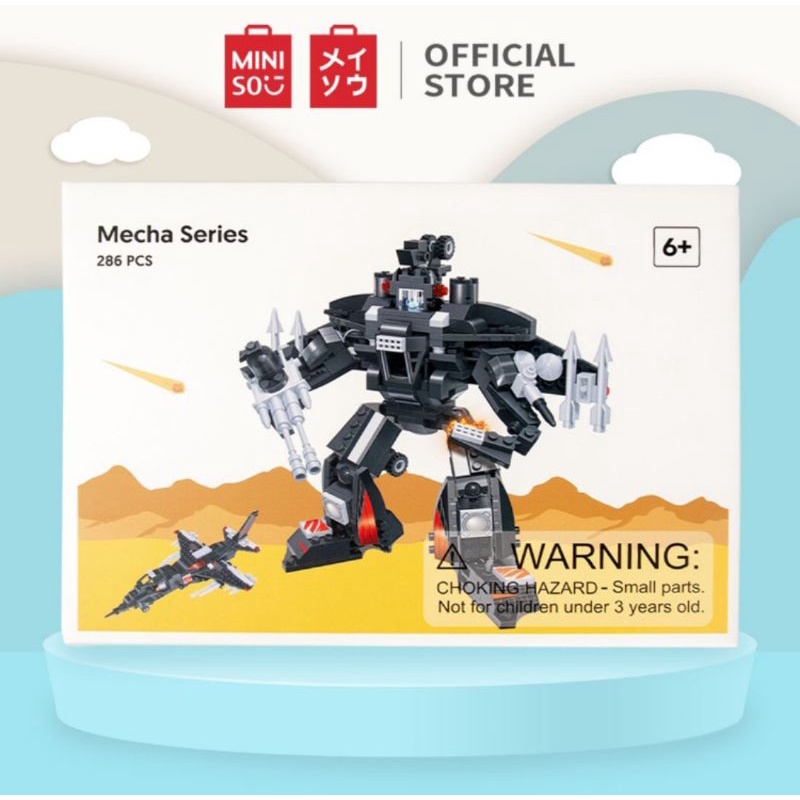 Miniso Mecha Series 2 in 1, Mainan anak, Mainan Rakit