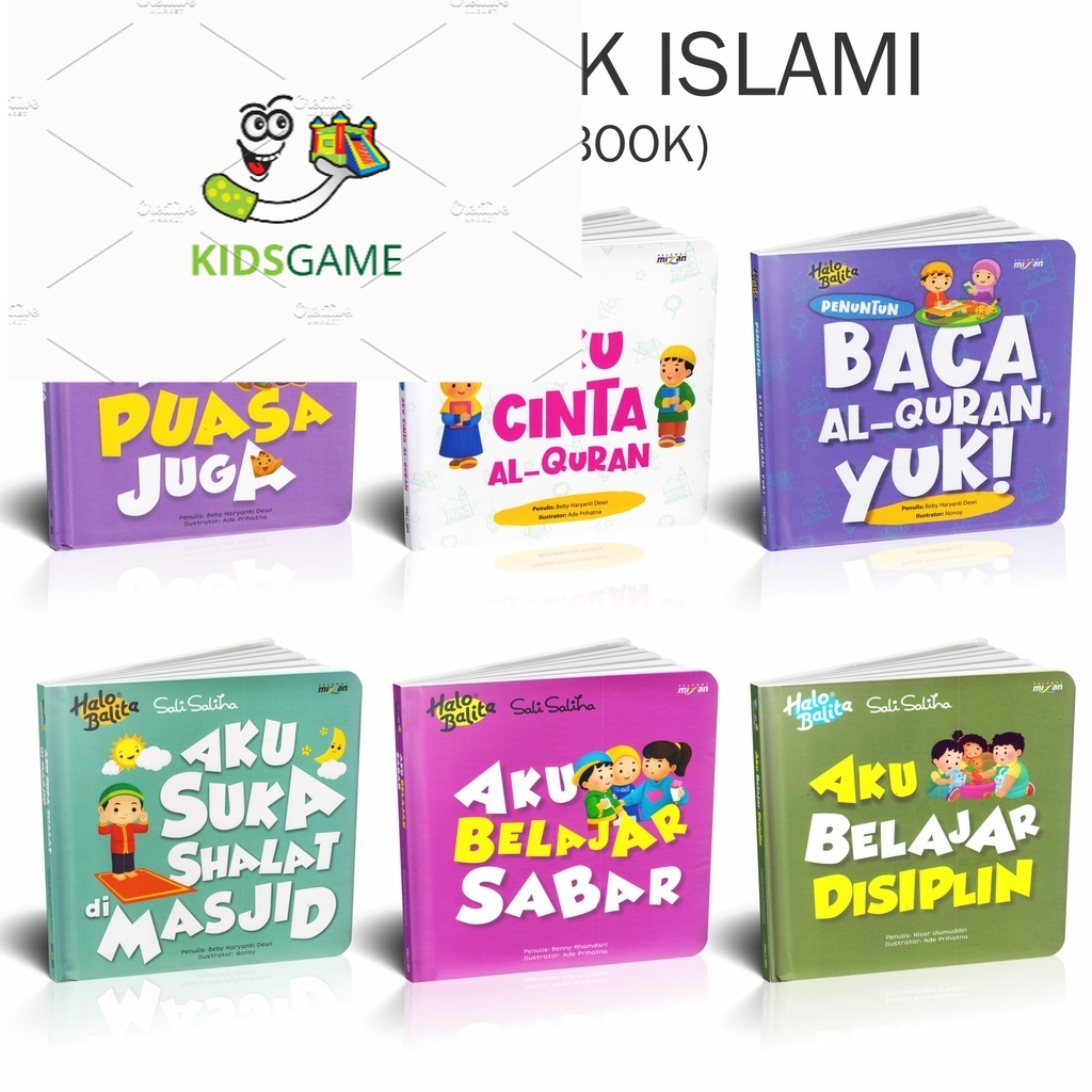 

Buku Cerita Anak Islami Seri Halo Balita Aku mau Puasa Juga Cinta Alquran Aku suka Belajar Sabar