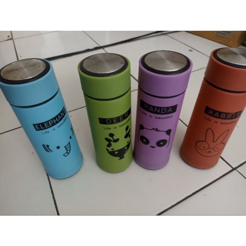 Botol Minuman Termos karakter 450 ml lion