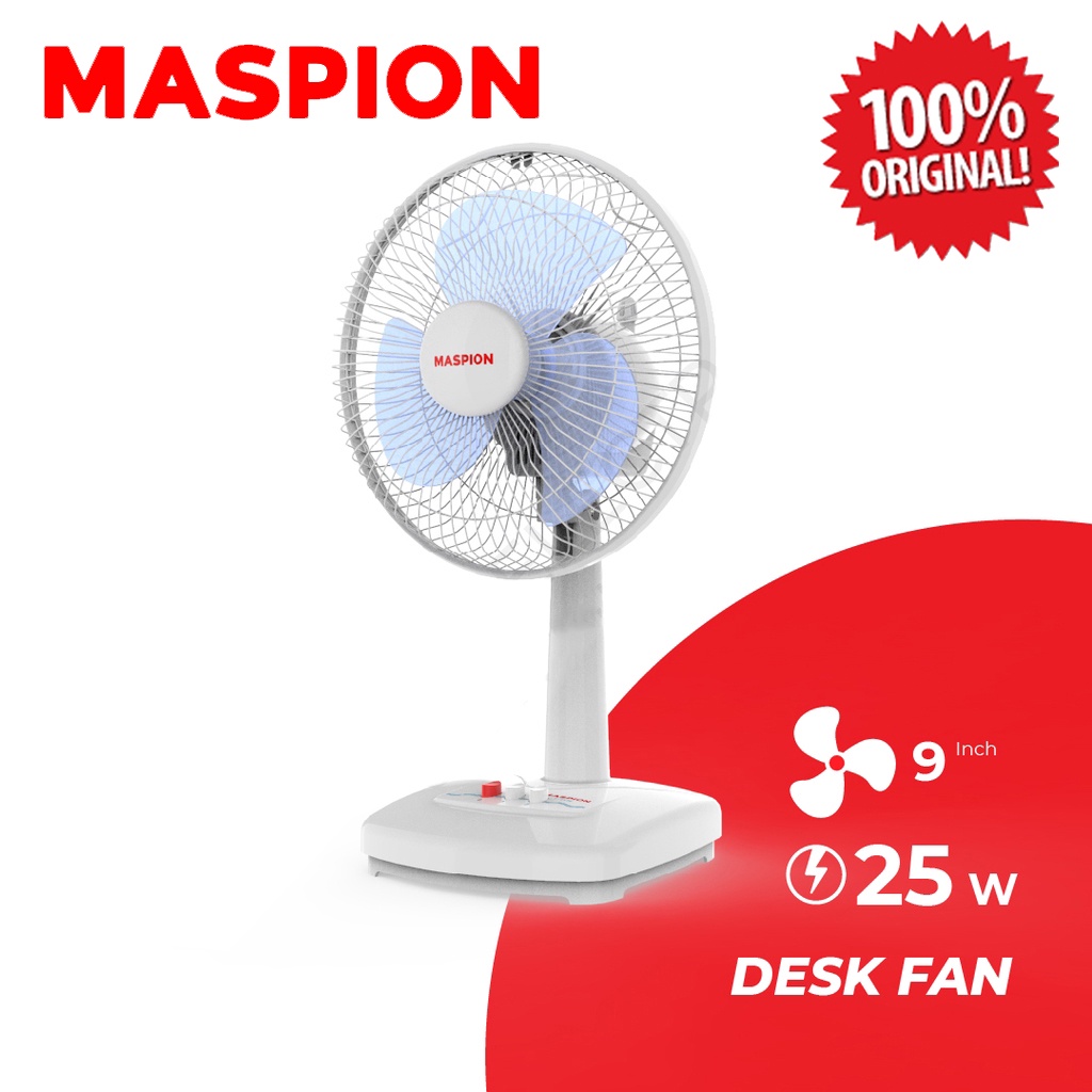 Maspion Kipas Angin Meja / Mini / Desk Fan F-23 9 Inch F23 F 23