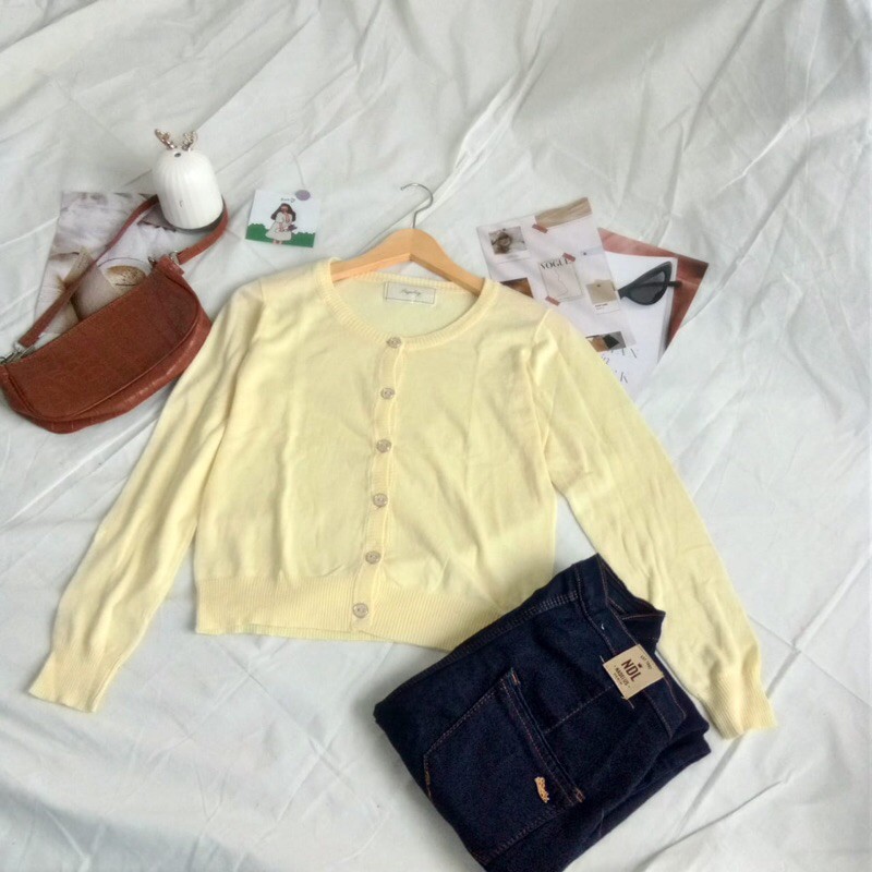 THRIFT CARDIGAN CROP RAJUT