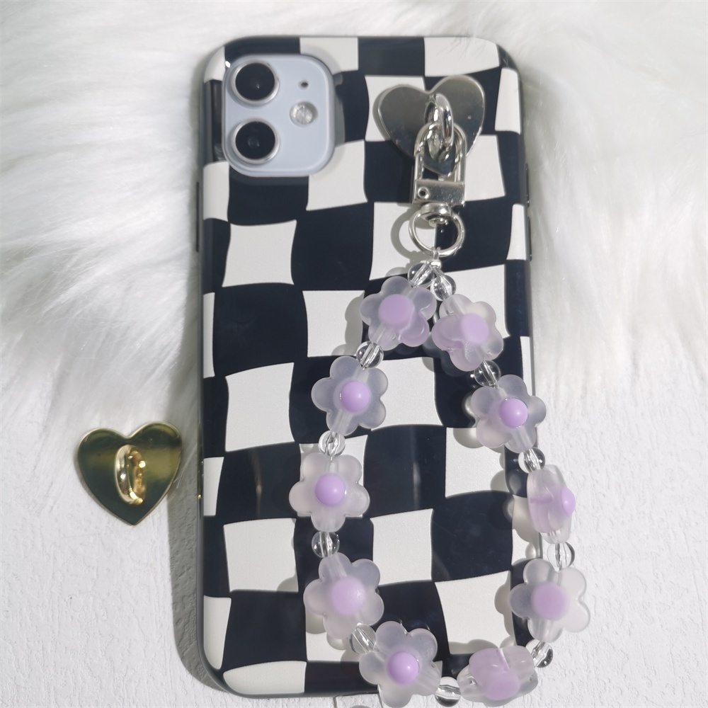 Tali Lanyard Transparan Bentuk Hati Bahan Metal Warna Emas / Silver Untuk Aksesoris Case Hp AP1